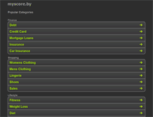 Tablet Screenshot of myscore.by